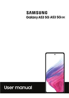 Samsung Galaxy A53 5G manual. Camera Instructions.